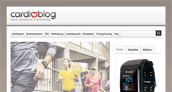Desktop Screenshot of cardioblog.de