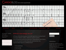Tablet Screenshot of cardioblog.hu